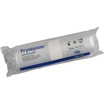 Frysepose 15 ltr. m/skrivefeldt Cater-Line 